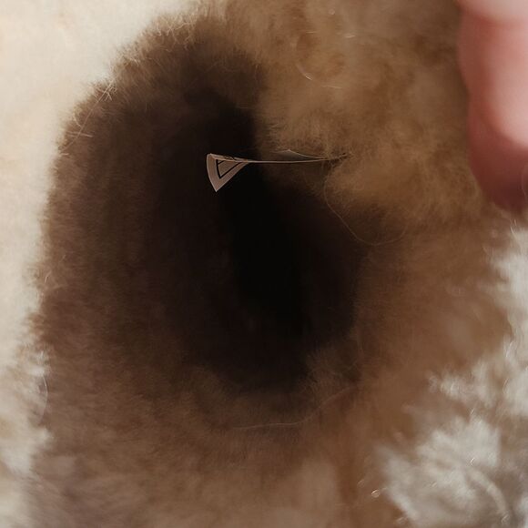 UGG Women's Cream Furry Boots - Picture 7 of 8